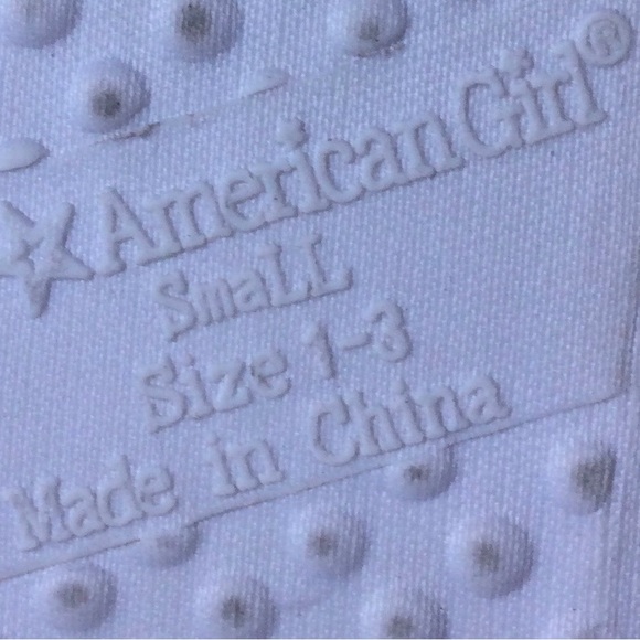 American Girl Size Small (1-3) Girls Lea’s Rainforest Green Slippers - Picture 4 of 4